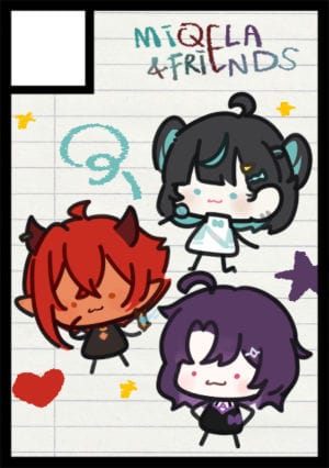 MIQELA AND FRIENDS circle cut
